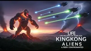 Life Millions of Years Ago KingKong Aliens A Fiery Confrontation