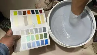 Smoke N wall colour | best Grey colour combination shade Mixing | wall paint combination shade