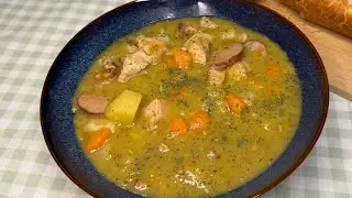 DOBRA  tradicionalna obrok supa od graska 🫛🥕/ Split Pea Soup