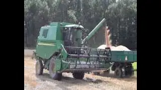 żniwa 2011 5820 1450cws john deere 3645 mf