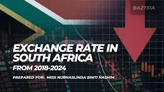 Exchange Rate in south africa from 2018 to 2024 (Economics 415)