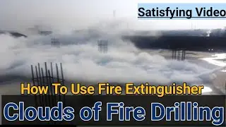 Fire Safety Drilling at Roof Top | #satisfying #safety 