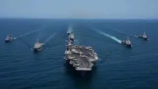 Carl Vinson Carrier Strike Group and ROK Navy Formation of Ships