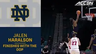 ND's Markus Burton & Jalen Haralson Hook Up On The Break