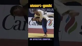 How to counter with a devastating throw Utsuri Goshi | #bjj #shorts #judo #mma