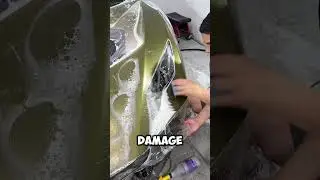 INSTALLATION OF CAR PAINT PROTECTIVE FILM #automobile #wrap  #satisfying #details #paintcorrection