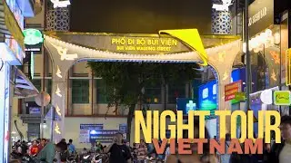 Famous Bui Vien Night Food Scene! | Vietnam Walking Street Tour