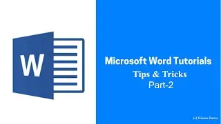 MS Word Tips & Tricks by Biman Barua, Part 2 (English Version)
