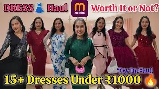 Viral Meesho Dress Haul 2025 ✨ | 15+ Dresses Try On | Budget Fashion