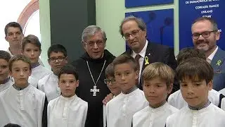Visita del President Quim Torra a Montserrat