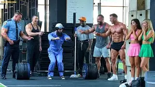 BODYBUILDERS Laughed at ANATOLY 32KG Mop… Big Mistake!!! | Anatoly Gym Pranks