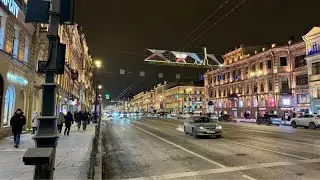 Nevsky Prospekt on SATURDAY night