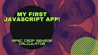 A quick rundown of my first Javascript App!