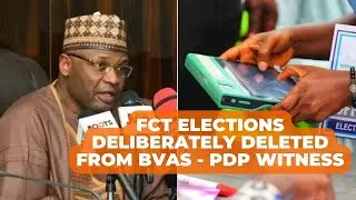 FCT Elections Deliberately Deleted From BVAS - PDP Witness | World News @Six