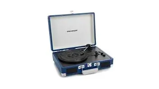 Crosley Cruiser Deluxe 3Speed Portable Retro Turntable