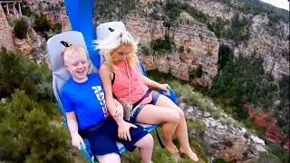 Bat-A-Pult Scary Zip Line at Cave of the Winds, Colorado