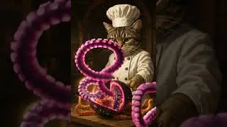 The Legendary Meowgic Cat Chef | Cutting the Cosmic Octo-Fruit