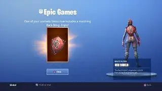 FORTNITE RED KNIGHT BACK BLING HAS BEEN ADDED