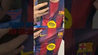 Differences between FAN and PLAYER VERSION #fcbarcelona #parati #football #bar&ccedil;a