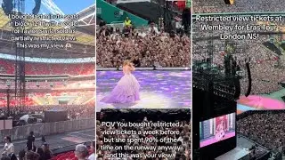Exclusive Glimpses: Taylor Swift Fans Share Stunning Views from Wembley&rsquo;s 'Restricted' Seats