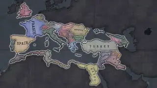 Roman Empire Modern Day Battle Royale - Hoi4 Timelapse