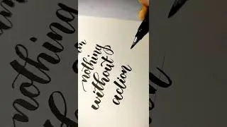 handlettering ideas #handlettering #watercolor #painting #ytshorts