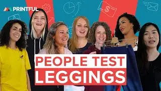People Test Custom Leggings: Printful Leggings Review