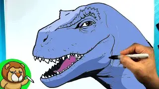How to Draw JURASSIC WORLD - Megalosaurus