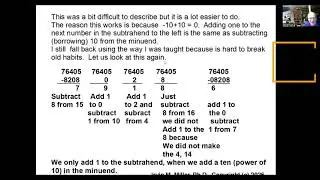 Subtraction - Fast and Accurate