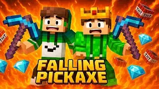 FALLING PICKAXE MINECRAFT EXTREME ⛏ #shortslive #minecraftlive #shorts