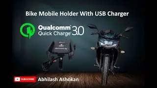 Bike Mobile Holder with USB Charger