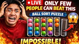 Only 1% Can Solve This  LIVE Ball Sort Puzzle