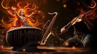 Tabla Vibrant Raga | Sax & Violin Fusion Instrumental