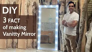 DIY Vanity Mirror / How to Make a Hollywood Mirror with Lights | By Factory Methode