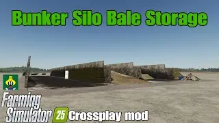 Хранилище тюков силоса бункера / кросс-плей мод FS25