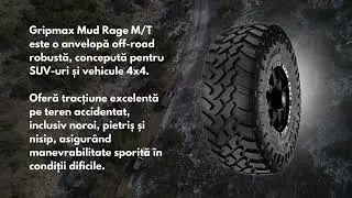 Anvelope vara GRIPMAX MUD RAGE M/T - AnvelopeMAG.ro