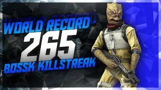 SOLO World Record 265 Bossk Killstreak- Star Wars Battlefront 2 (Kamino)