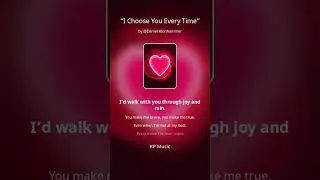 I  choose you every time