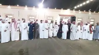قدوم زملاء حسن فايع الألمعي بمناسبة زواج ابنه