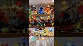 Dragonball resin statues collection 2023🔥😬😍🔥🐉🐲 #collection #collectors #dbz #dragonball #goku