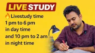 🔥5 hrs continue🔥#neet26 #livestudywithme focused livestudy jee upsc ssc boards examspreparation💪🔥