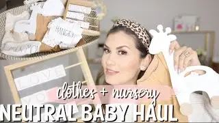 GENDER NEUTRAL BABY HAUL | AFFORDABLE CLOTHING AND NURSERY DECOR 2020
