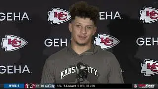 Patrick Mahomes talks about his argument w/ Eric Bieniemy before halftime in loss vs. Colts