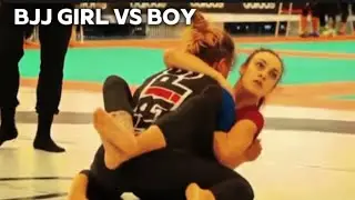 GIRL VS BOY --- AGGRESSIVE BJJ JUDO SUBMISSION   TECHNIQUE BREAKDOWN 🥋 #wrestling #grappling #bjj 