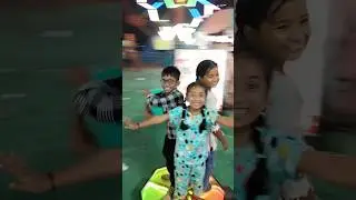 Enjoying life with family at theme park