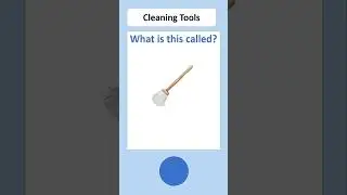 Cleaning tools name in english
