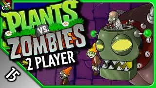DR ZOMBOSS FINAL BOSS FIGHT! | Plants vs Zombies CO OP LETS PLAY Episode 15 | Couch Plays