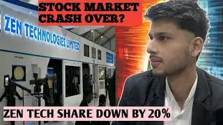 Stock Market Crash Over? | Reasons Behind Zen Tech Share Fall | Share Market News Today