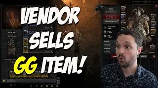 Always Check Vendors for GG Items | Diablo 4