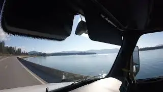 Idaho & Montana back country views .. Semi POV ! 
